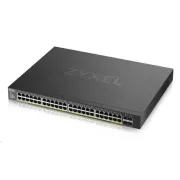 Zyxel XGS1935-52HP, 52 porturi Lite-L3 Smart Managed PoE Switch, 48x Gigabit PoE și 4x 10G SFP+, mod hibrid