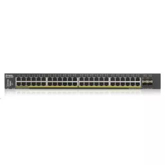 Zyxel XGS1935-52HP, 52 porturi Lite-L3 Smart Managed PoE Switch, 48x Gigabit PoE și 4x 10G SFP+, mod hibrid