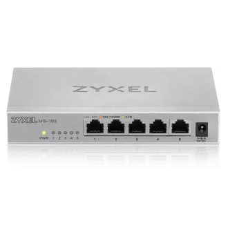 Zyxel XMG-105 5 porturi 2, 5G + 1 SFP+ MultiGig Switch desktop negestionat