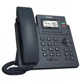 Telefon IP Yealink SIP-T31G, ecran grafic 2.3" 132x64, 2x RJ45 10/100/1000, PoE, 2x SIP, cu adaptor