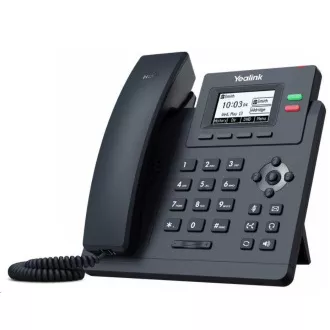Telefon IP Yealink SIP-T31G, ecran grafic 2.3" 132x64, 2x RJ45 10/100/1000, PoE, 2x SIP, cu adaptor