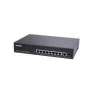 Comutator Vivotek PoE AW-GEL-105A-110, 8xGE PoE (802.3af/at/bt, buget PoE 110W), 1xGbE RJ-45, 1xSFP 100M/1G slot