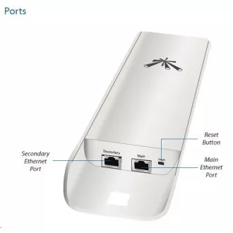 UBNT airMAX NanoStation M2 [2.4GHz, antenă 11dBi, Client/AP/Repeater, 802.11b/g/n, MIMO]