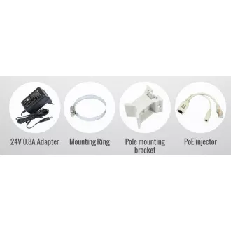 MikroTik SXT SA5 ac, CPU 720MHz, 128MB RAM, 1x LAN, integrat. Wi-Fi 5GHz, 2x13dBi, 802.11a/n/ac, incl. Licenta L4
