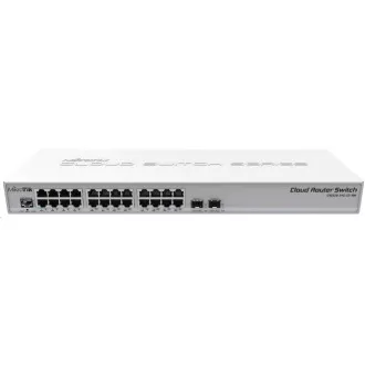 MikroTik Cloud Router Switch CRS326-24G-2S+RM, CPU 800MHz, 512MB RAM, 24xLAN, 2xSFP+ slot, incl. L5