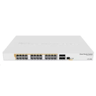 MikroTik Cloud Router Switch CRS328-24P-4S+RM, CPU 800MHz, 512MB RAM, 24xLAN, 4xSFP+ slot, incl. L5