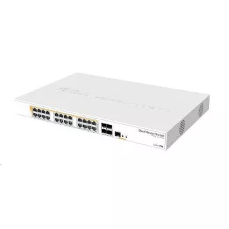 MikroTik Cloud Router Switch CRS328-24P-4S+RM, CPU 800MHz, 512MB RAM, 24xLAN, 4xSFP+ slot, incl. L5