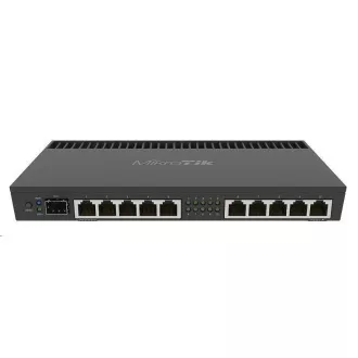 MikroTik RouterBOARDRB 4011iGS+RM, procesor quad-core 1.4GHz, 1GB RAM, 10x LAN, 1x SFP+, incl. Licenta L5