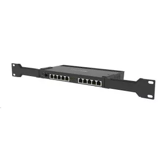 MikroTik RouterBOARDRB 4011iGS+RM, procesor quad-core 1.4GHz, 1GB RAM, 10x LAN, 1x SFP+, incl. Licenta L5