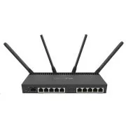 MikroTik RouterBOARDRB RB4011iGS+5HacQ2HnD-IN, procesor quad-core 1.4GHz, 1GB RAM, 10xLAN, 1x SFP+, Wi-Fi 2.4+5GHz (2033Mbps), L5