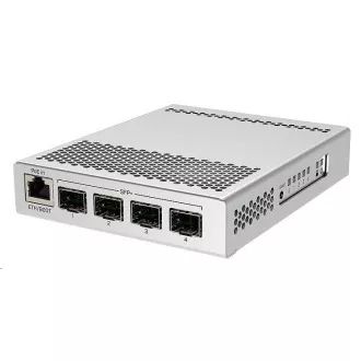 MikroTik Cloud Router Switch CRS305-1G-4S+IN, Dual Boot (SwitchOS, RouterOS), 800MHz, 512MB RAM, 4xSFP+, L5 incl