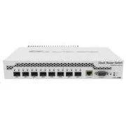 MikroTik Cloud Router Switch CRS309-1G-8S+IN, CPU 800MHz, 512MB RAM, 1xLAN, 8xSFP+ slot, incl. Licenta L5