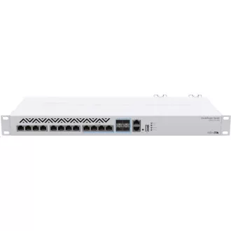 MikroTik Cloud Router Switch CRS312-4C+8XG-RM, CPU 650MHz, 64MB, 1xGLAN, 8x10G, 4x10G Combo, slot, incl. L5