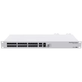 MikroTik Cloud Router Switch CRS326-24S+2Q+RM, CPU 650MHz, 64MB, 1x10/100, 24x10G, 2x40G, USB incl. L5