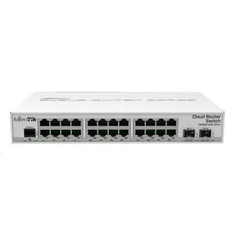 MikroTik Cloud Router Switch CRS326-24G-2S+IN, CPU 800MHz, 512MB RAM, 24xLAN, 2x SFP+, incl. Licenta L5