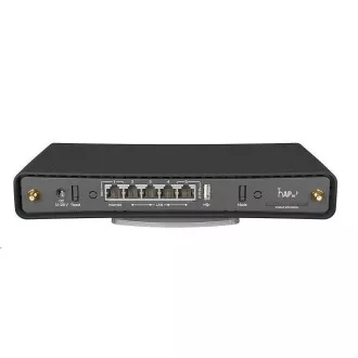 MikroTik RBD53iG-5HacD2HnD, hAP ac3, CPU 716MHz, 256MB RAM, USB, 5x LAN, Wi-Fi 2, 4GHz + 5GHz, PoE, incl. L4