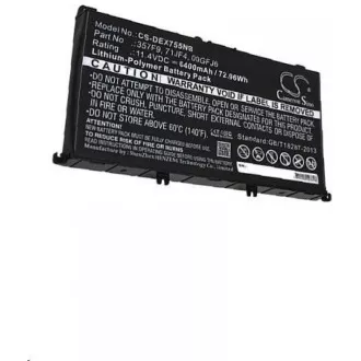 Baterie AVACOM pentru Dell Inspiron 15 7559, 7557 Li-Ion 11, 4V 6491mAh 74Wh