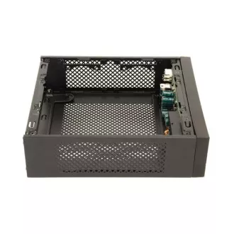 Carcasă CHIEFTEC Compact Series/mini ITX, IX-03B, negru, Alu, sursă de alimentare 85W CDP-085ITX