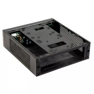 Carcasă CHIEFTEC Compact Series/mini ITX, IX-03B, negru, Alu, sursă de alimentare 85W CDP-085ITX
