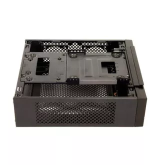 Carcasă CHIEFTEC Compact Series/mini ITX, IX-03B, negru, Alu, sursă de alimentare 85W CDP-085ITX