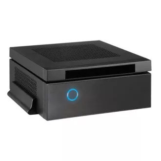 Carcasă CHIEFTEC Compact Series/mini ITX, IX-03B, negru, Alu, sursă de alimentare 85W CDP-085ITX