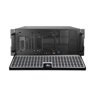CHIEFTEC Rackmount 4U ATX/mATX, UNC-409S-B, 400W PSF-400B, negru
