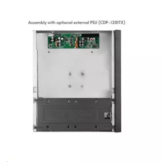 Carcasă CHIEFTEC Compact Series/mini ITX, IX-06B-OP, negru, fără sursă de alimentare