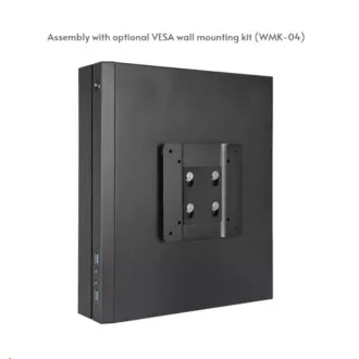 Carcasă CHIEFTEC Compact Series/mini ITX, IX-06B-OP, negru, fără sursă de alimentare