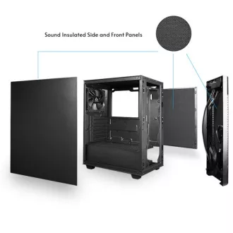 Carcasă CHIEFTEC AS-01B-OP, mini-ITX, negru, fără sursă de alimentare