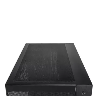 Carcasa CHIEFTEC VISIO AIR, ATX, 1x USB-C 3.2, 2x USB 3.0, 3x ventilator de 140 mm, negru