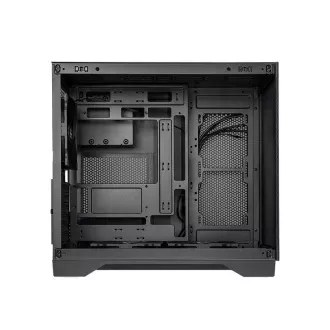 Carcasa CHIEFTEC VISIO AIR, ATX, 1x USB-C 3.2, 2x USB 3.0, 3x ventilator de 140 mm, negru