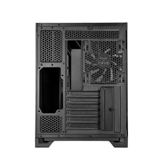 Carcasa CHIEFTEC VISIO AIR, ATX, 1x USB-C 3.2, 2x USB 3.0, 3x ventilator de 140 mm, negru