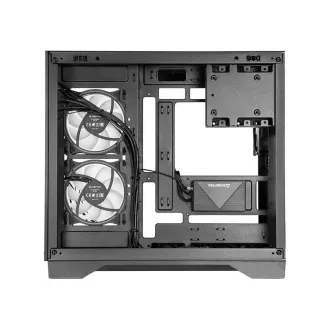 Carcasă CHIEFTEC VISIO, ATX, 1x USB-C 3.2, 2x USB 3.0, 6x ventilator ARGB de 120 mm, negru