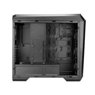 Carcasa CHIEFTEC STALLION II, ATX, 1x USB-C 3.2, 2x USB 3.1, 1x USB 2.0, 4x ventilator RGB de 120 mm, negru