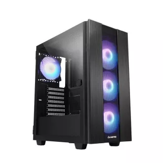 Carcasă CHIEFTEC HUNTER 2, ATX, 1x USB-C, 1x USB 3.1, 4x ventilatoare ARGB de 120 mm, Hub ARGB, negru Carcasă CHIEFTEC HUNTER 2, ATX, 1x USB-C, 1x USB 3.1, 4x ventilatoare ARGB de 120 mm, Hub ARGB, negru