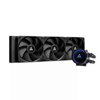 CHIEFTEC Iceberg 360 Dark CPU racire cu apa, 3x120mm, bloc de apa ARGB, LGA1851, AM5, negru