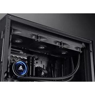 CHIEFTEC Iceberg 360 Dark CPU racire cu apa, 3x120mm, bloc de apa ARGB, LGA1851, AM5, negru
