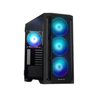 Carcasă CHIEFTEC APEX LUMO, E-ATX, 1x USB-C 3.2, 2x USB 3.0, 4x ventilatoare ARGB de 140 mm, Hub ARGB, negru Carcasă CHIEFTEC APEX LUMO, E-ATX, 1x USB-C 3.2, 2x USB 3.0, 4x ventilatoare ARGB de 140 mm, Hub ARGB, negru