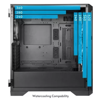 Carcasă CHIEFTEC APEX LUMO, E-ATX, 1x USB-C 3.2, 2x USB 3.0, 4x ventilatoare ARGB de 140 mm, Hub ARGB, negru Carcasă CHIEFTEC APEX LUMO, E-ATX, 1x USB-C 3.2, 2x USB 3.0, 4x ventilatoare ARGB de 140 mm, Hub ARGB, negru