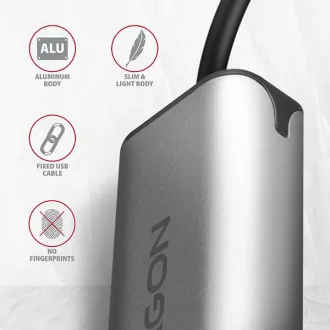 Placă de rețea AXAGON ADE-25RC USB-C 3.2 Gen 1 - 2.5 Gigabit Ethernet, Realtek 8156, instalare automată, gri Placă de rețea AXAGON ADE-25RC USB-C 3.2 Gen 1 - 2.5 Gigabit Ethernet, Realtek 8156, instalare automată, gri