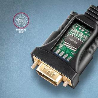 AXAGON ADS-1PSN, USB-A 2.0 - Adaptor / cablu serial RS-232 DB9-M Prolific 1.5m