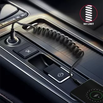 AXAGON BUCM-CM20TB, cablu TWISTER USB-C <-> USB-C, 1.1m, USB 2.0, PD 60W 3A, ALU, tpe, negru