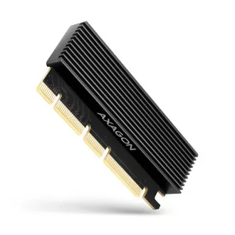 AXAGON PCEM2-XS, PCIe x16 - Adaptor slot M.2 NVMe M-key, capac cu radiator pentru racire pasiva