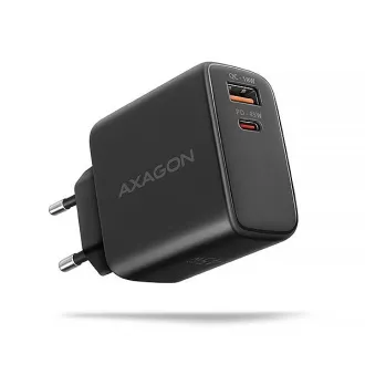 Incarcator de retea AXAGON ACU-PQ45 GaN 45W, 2x porturi (USB-A + USB-C), PD3.0/PPS/QC4+/SFC 2.0/AFC/Apple