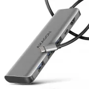 AXAGON HMC-5H, hub USB 5Gbps, 3x USB-A, HDMI 4k/30Hz, PD 100W, cablu USB-C 100cm