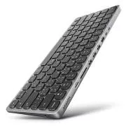AXAGON HMC-KB-CS, hub USB 5Gbps cu tastatură CZ/SK, HDMI 4K/60Hz, 3x USB-A, SD/mSD, audio, PD 100W, cablu USB-C 60cm