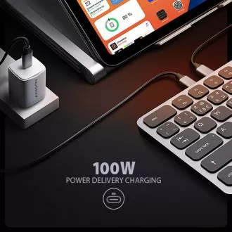 AXAGON HMC-KB-CS, hub USB 5Gbps cu tastatură CZ/SK, HDMI 4K/60Hz, 3x USB-A, SD/mSD, audio, PD 100W, cablu USB-C 60cm