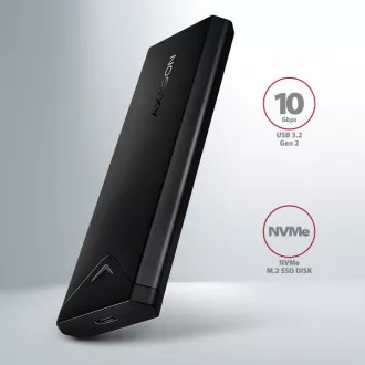 AXAGON EEM2-UB2, USB-C 10Gbps - cutie SSD M.2 NVMe ARROW, negru
