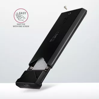 AXAGON EEM2-UB2, USB-C 10Gbps - cutie SSD M.2 NVMe ARROW, negru