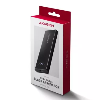 AXAGON EEM2-UB2, USB-C 10Gbps - cutie SSD M.2 NVMe ARROW, negru